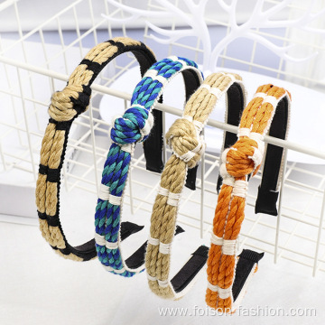 Hot Selling Classic Ethnic Linen Hair Band